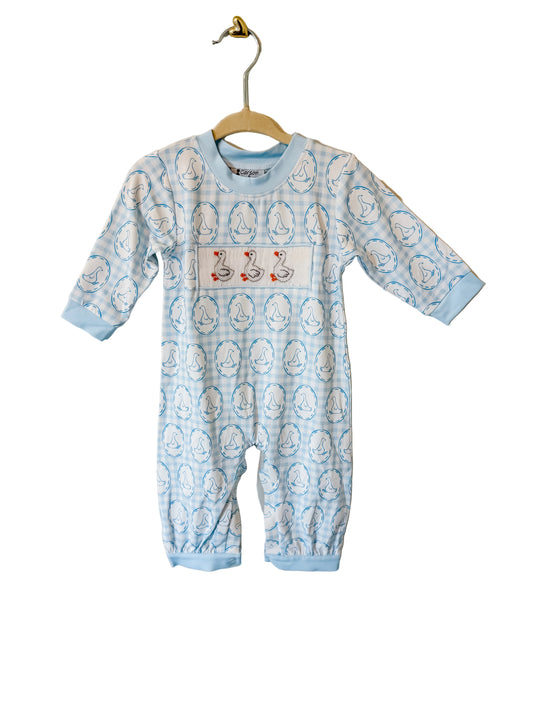 Carson and Friends Silly Goose Smocked Romper