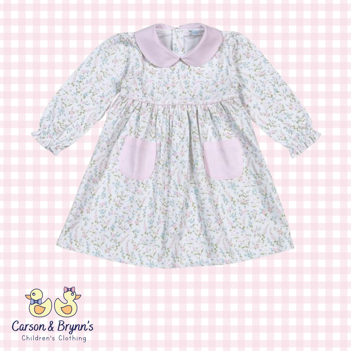Baby Loren Vivian Floral Pima Dress