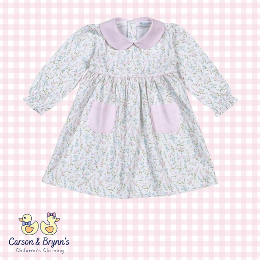 Baby Loren Vivian Floral Pima Dress