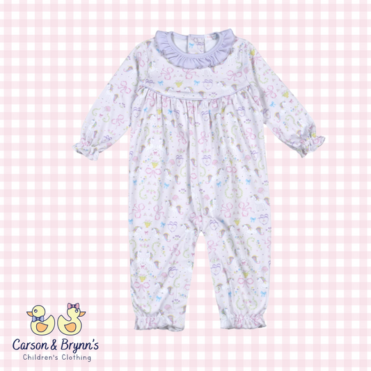 Baby Loren Unicorns Pima Romper