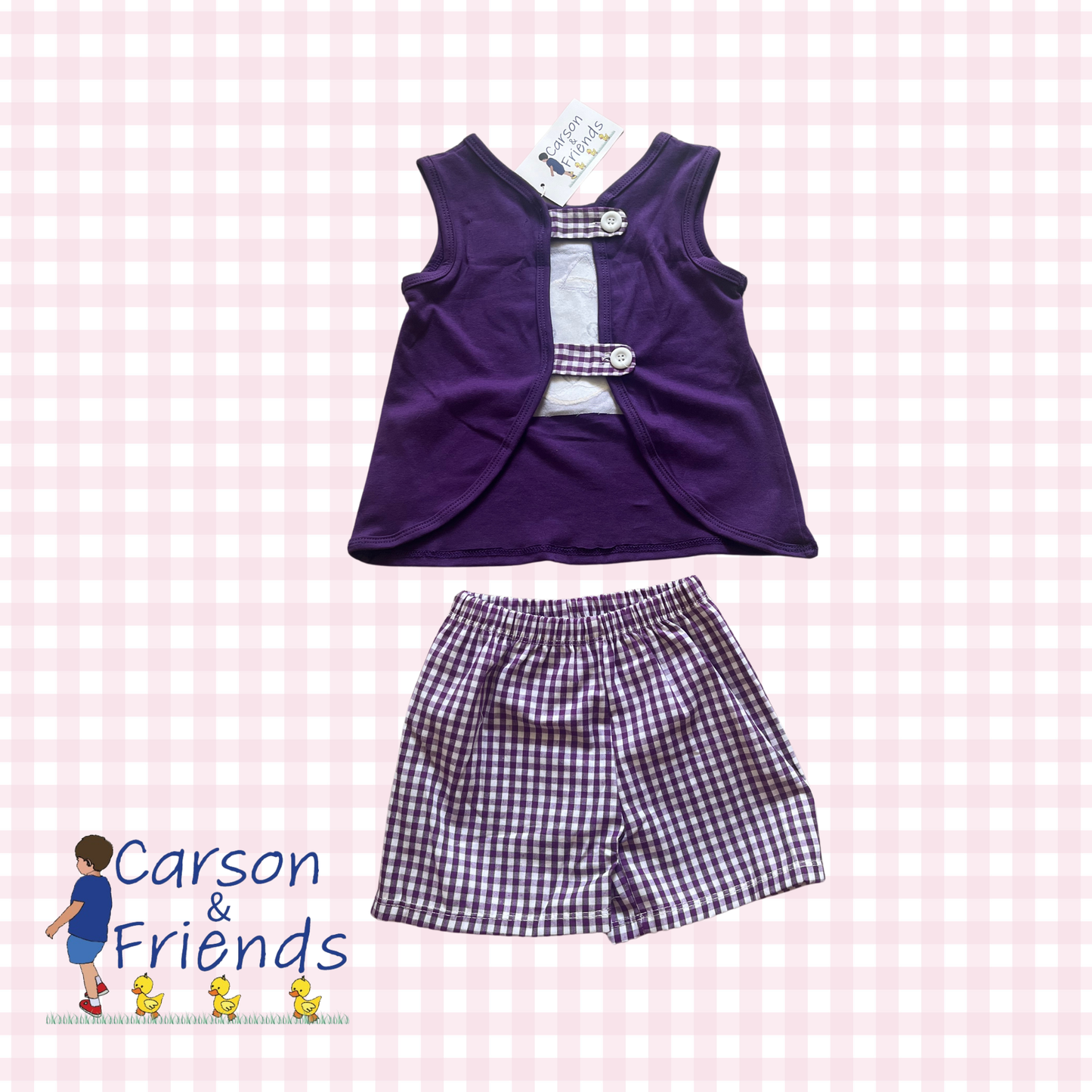 Carson and Friends Tigers Short Set Girls