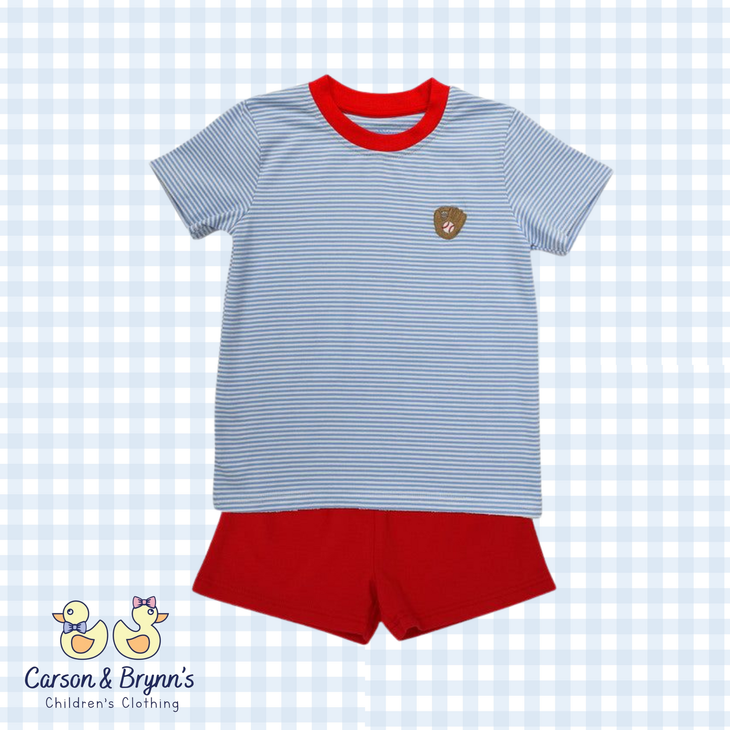 Itsy Bitsy Baseball Short Set