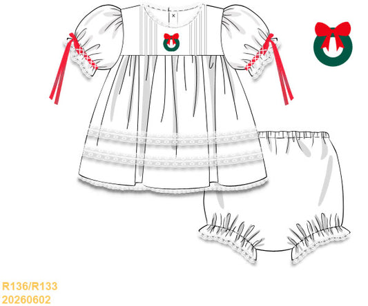 PRESALE ETA OCTOBER- Carson and Friends Wreath and Ribbons Bloomer Set