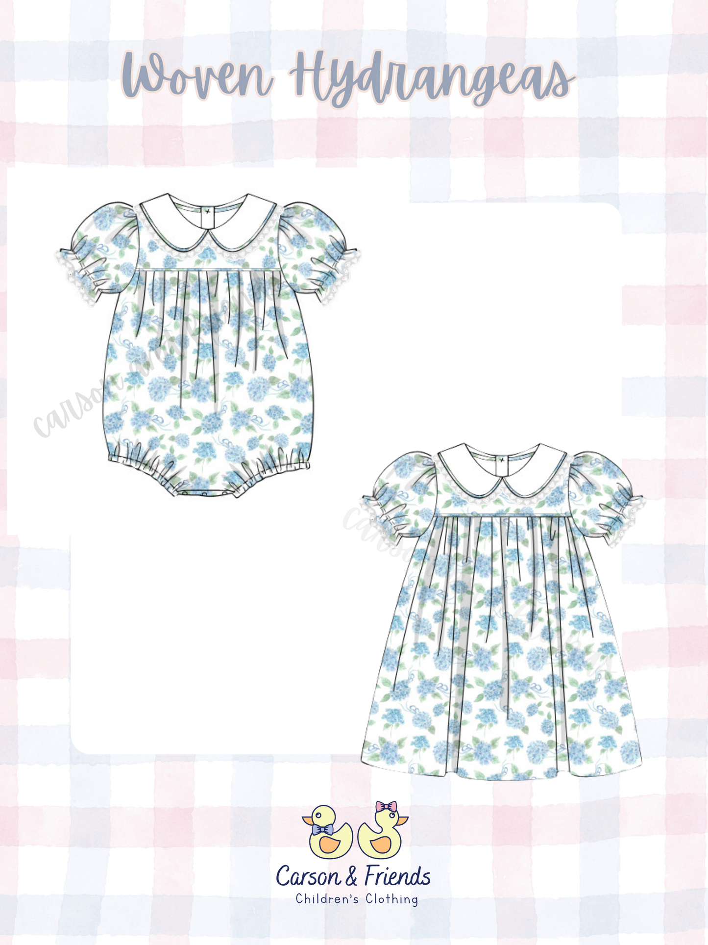 Pre-Sale ETA April- Woven Hydrangeas Bubble