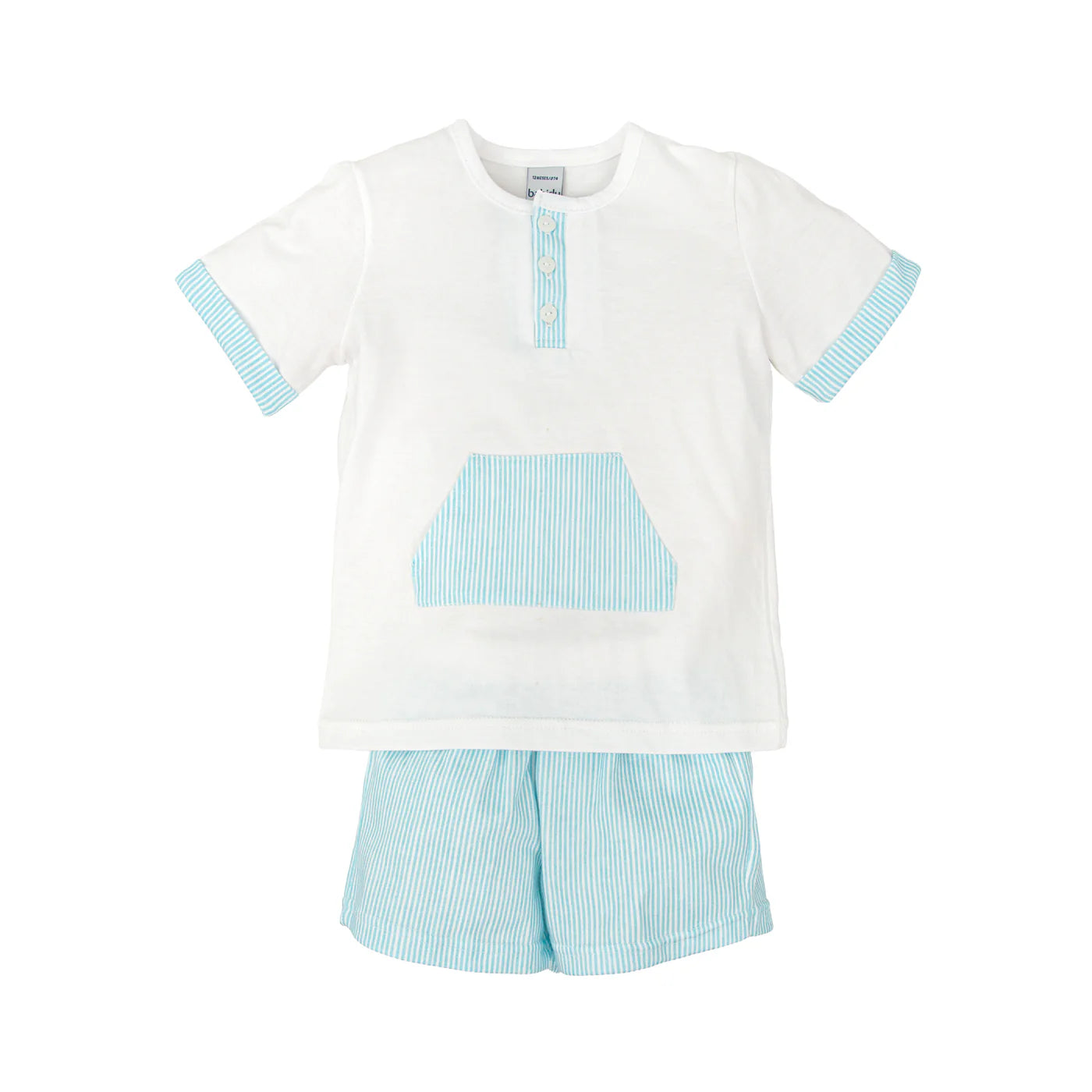 Babidu Boys Teal Short Set