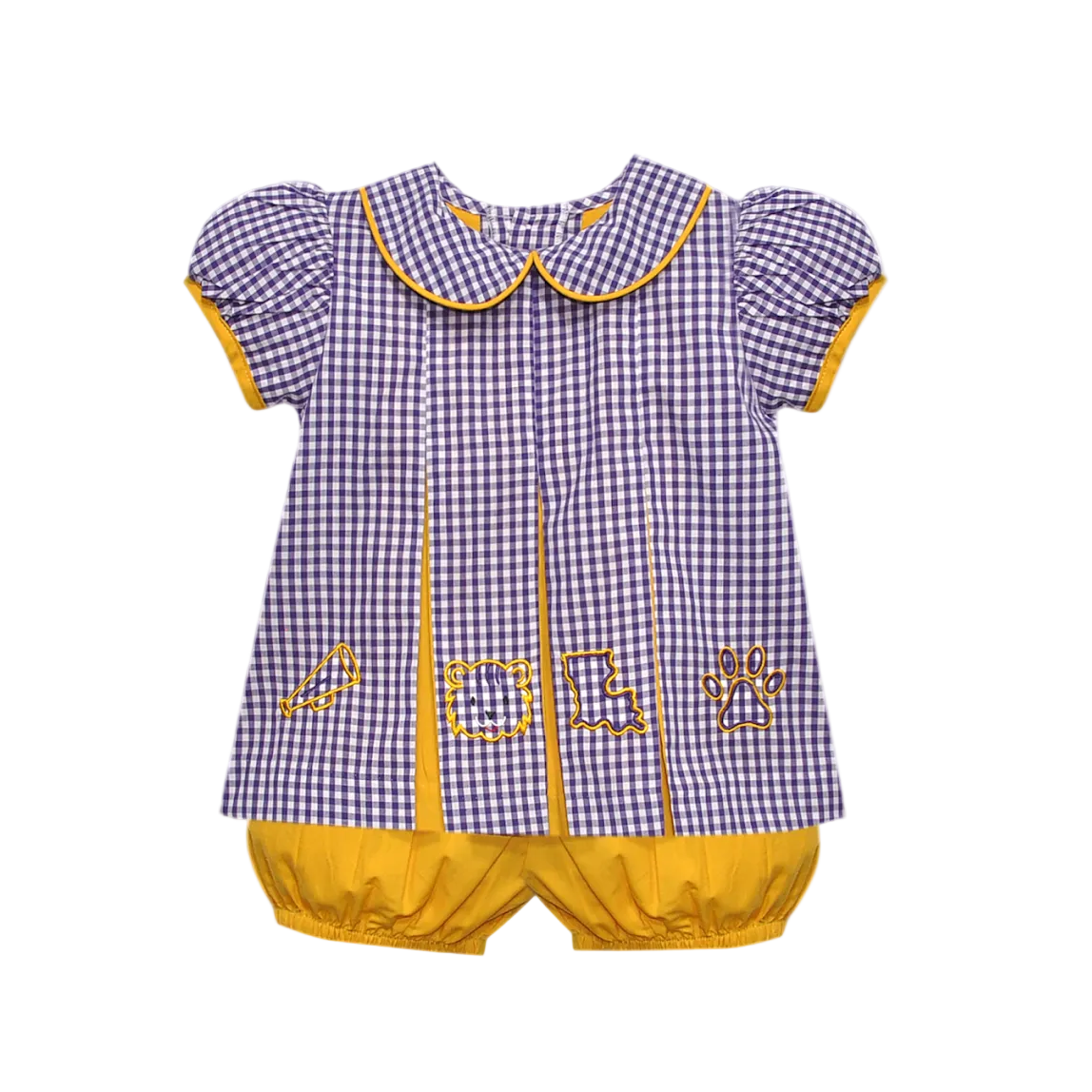 Southern Saturday Tigers 4 Logos Bloomer Set