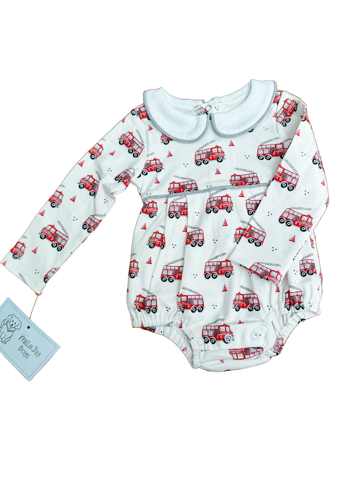 Millie Jay Jayden Boys Bubble-Firetrucks