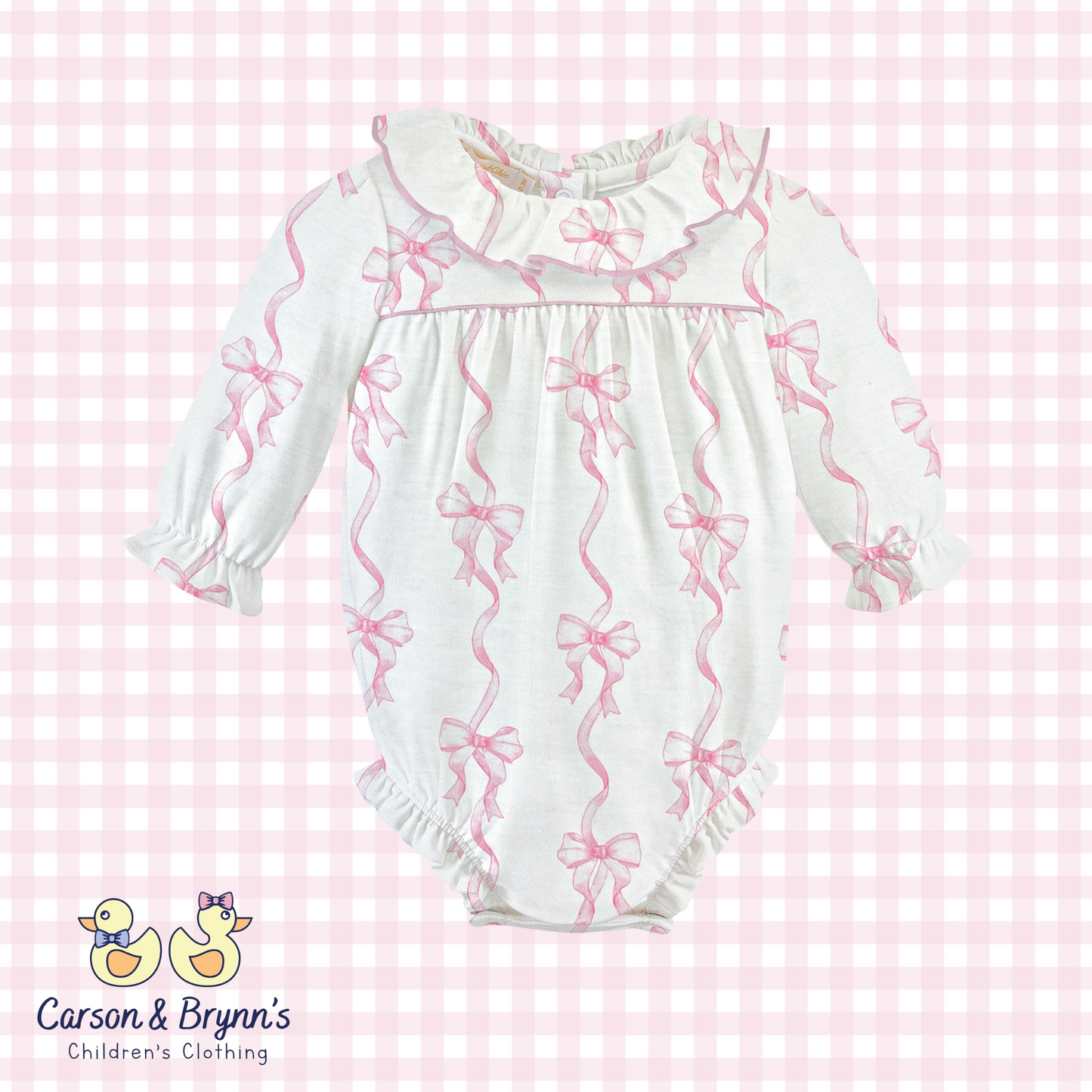 Baby Club Chic Coquette Bows Pima Bubble