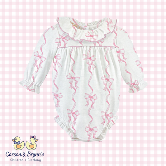 Baby Club Chic Coquette Bows Pima Bubble