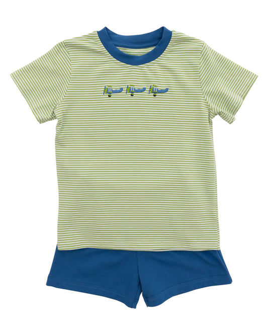 Itsy Bitsy Airplane Short Set