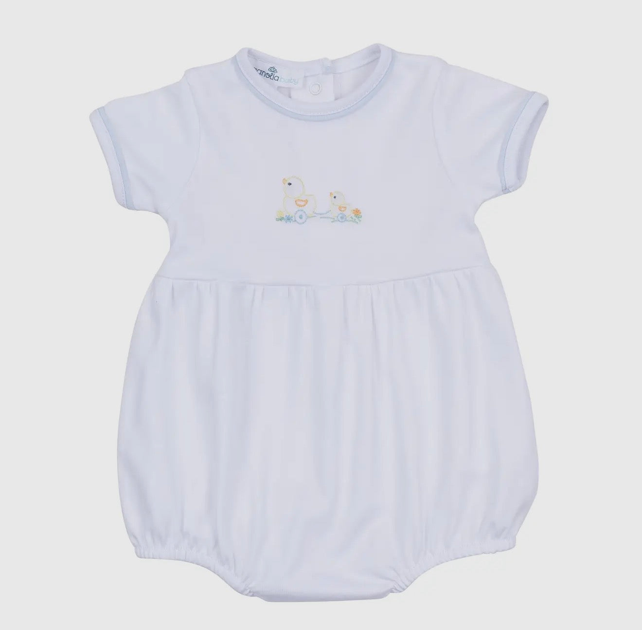 Magnolia Baby Vintage Duckie Pulltoy Bubble- Blue