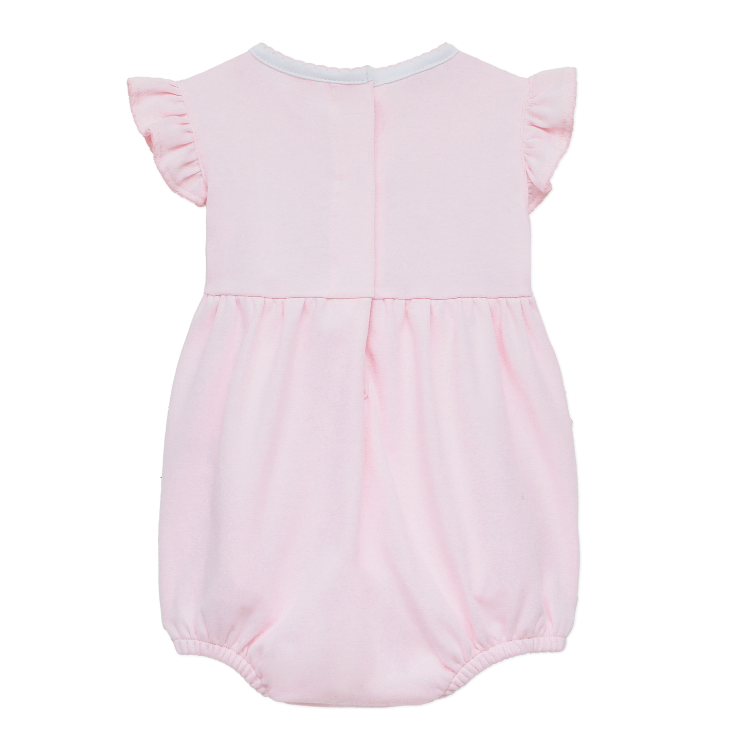 Magnolia Baby - Little Ducklings Classics Smocked Bubble - Pink