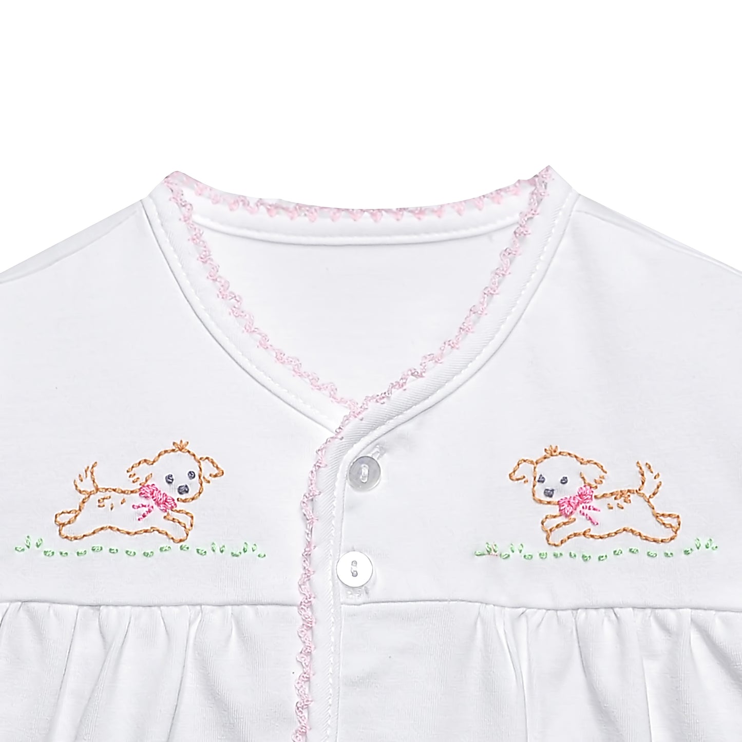Baby Sen Brennan Diaper Set- Pink Puppy