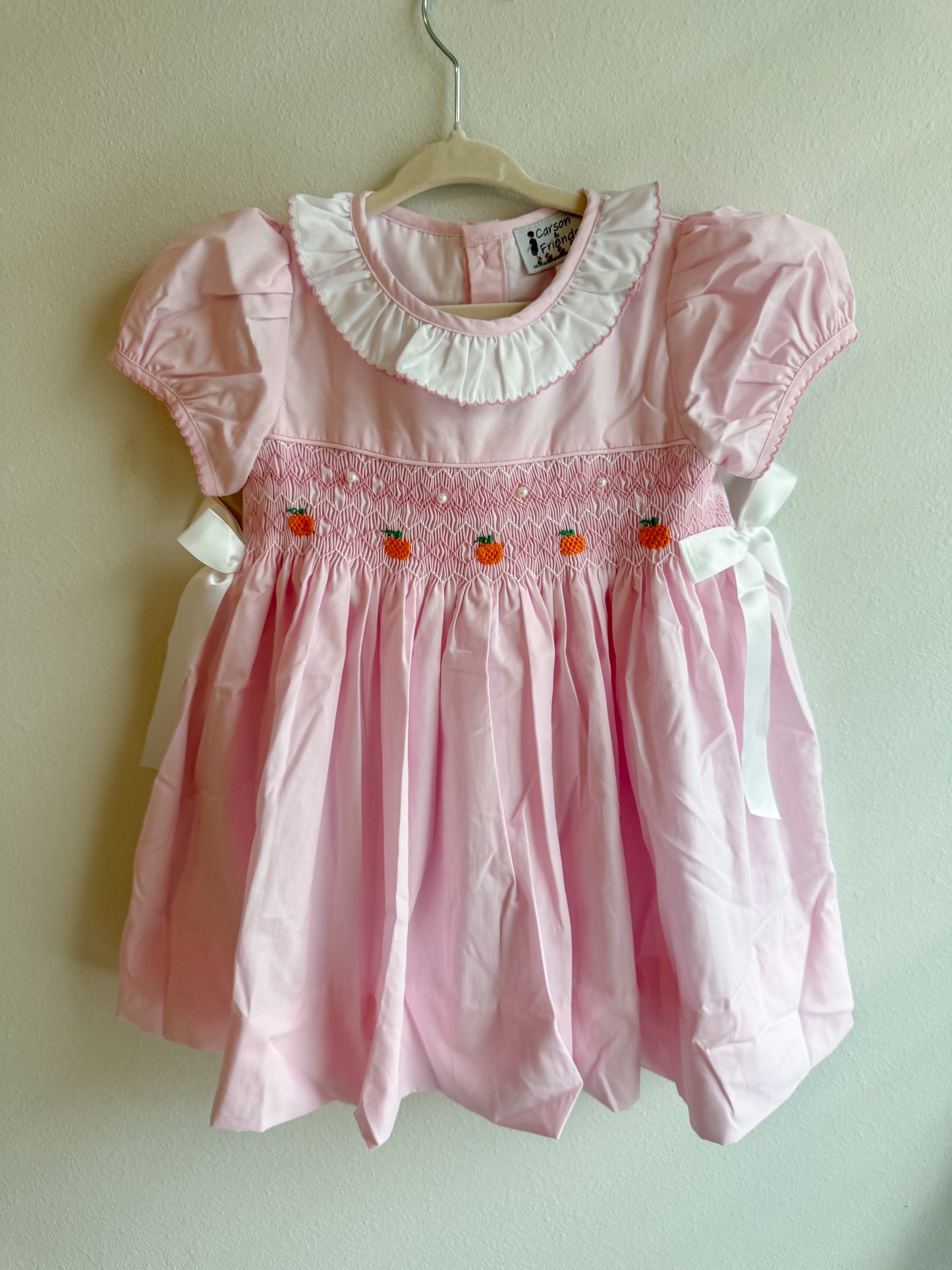 Carson and Friends Pumpkins and Pearls Dress