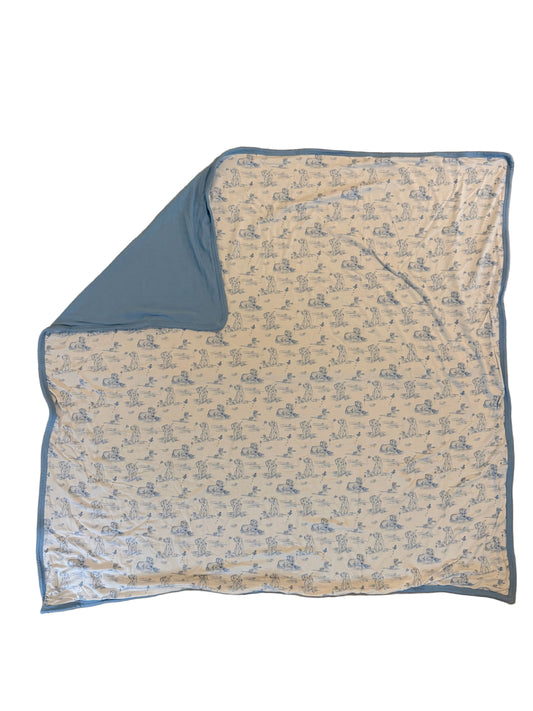 Carson and Friends Snips and Snails Bamboo Blanket