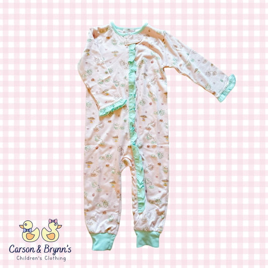 Baby Loren Sweet Tea Party Zippy- Footless