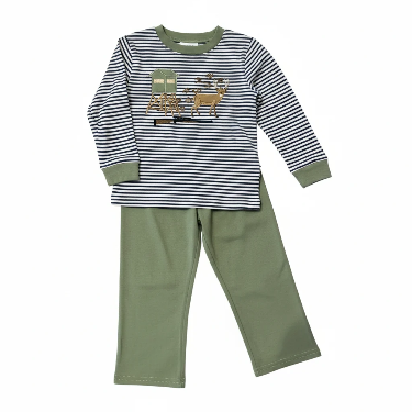 Millie Jay Evening Hung Appliqué Pant Set