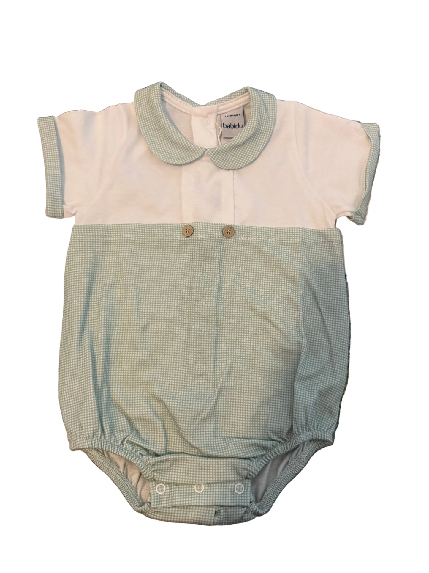 Babidu Green Gingham Bubble
