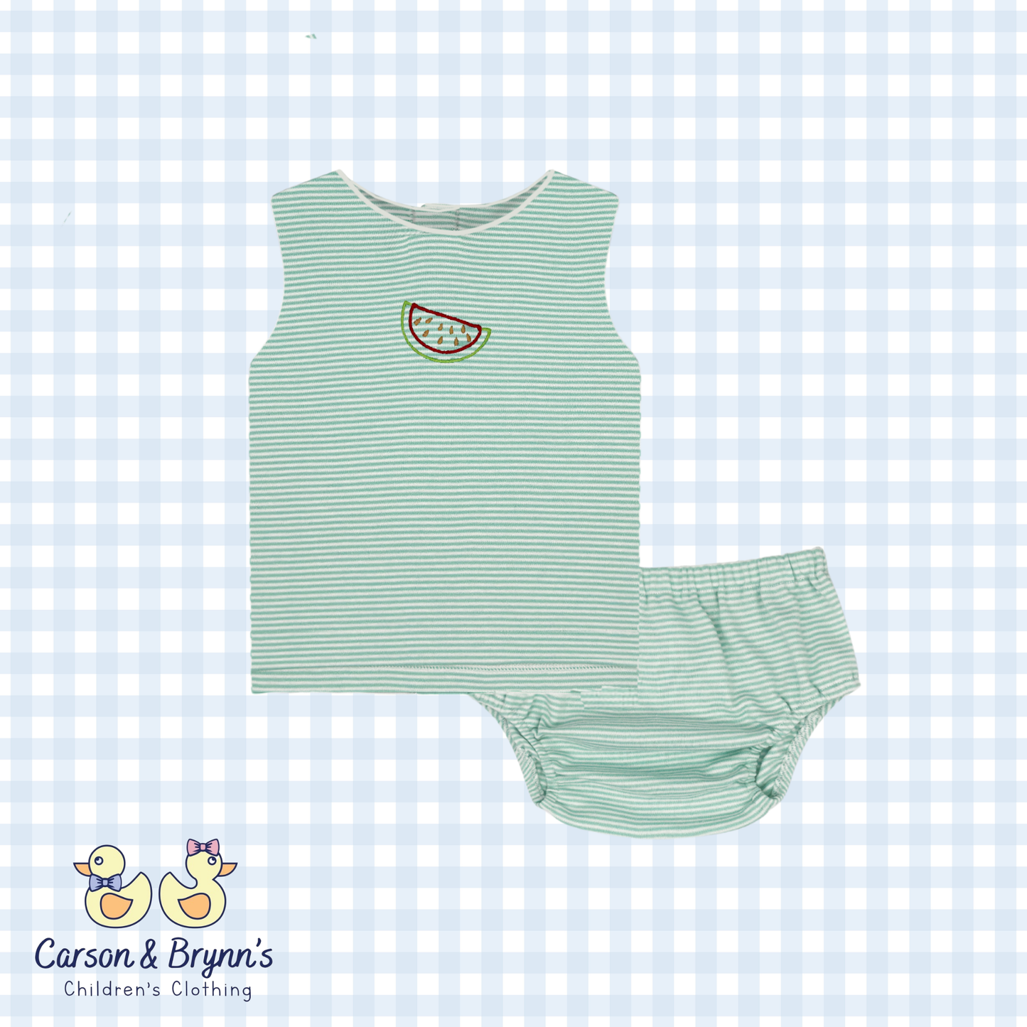 Lullaby Set Stephen Diaper Set- Watermelon