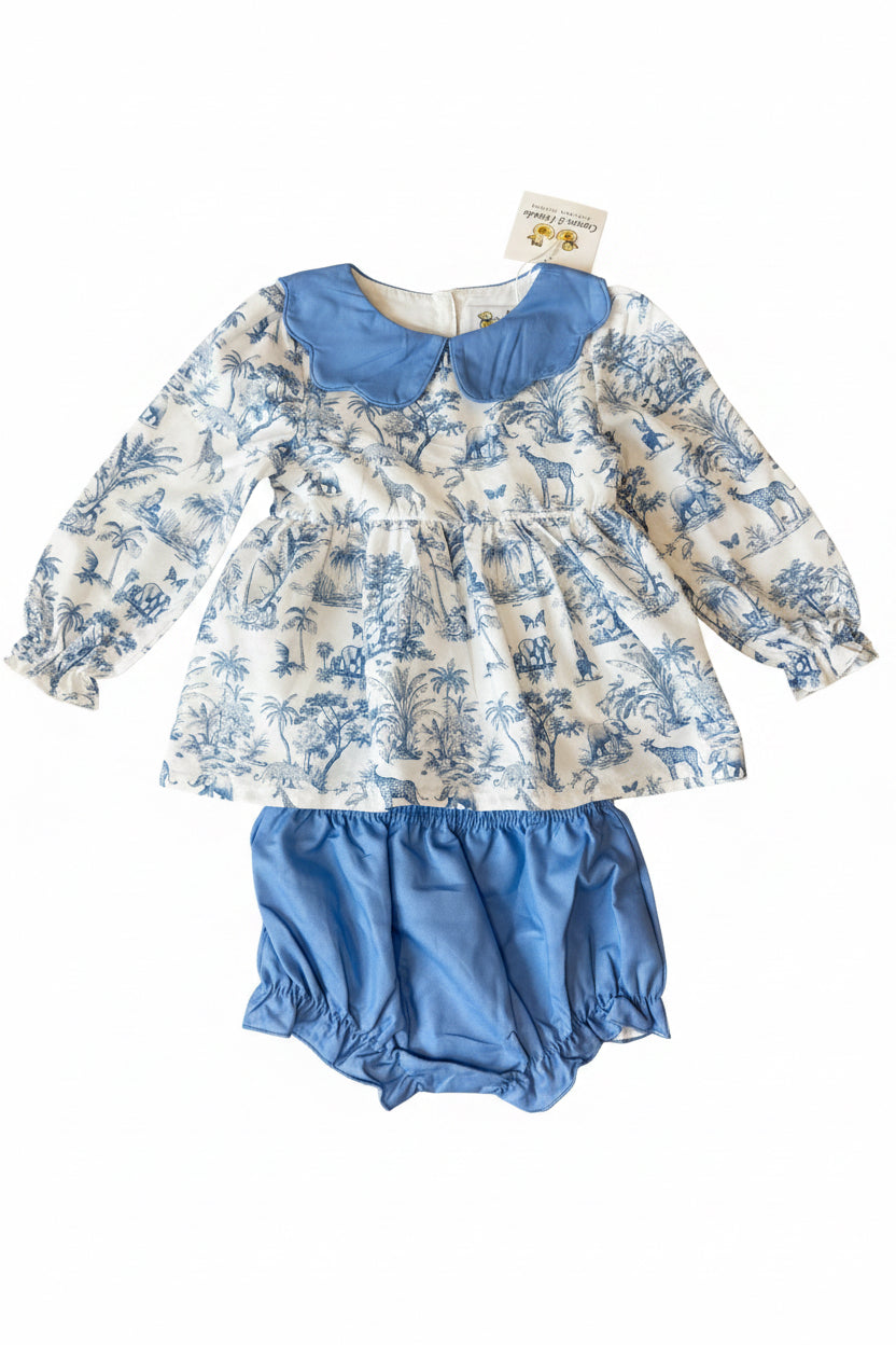 Carson and Friends Safari Bloomer Set