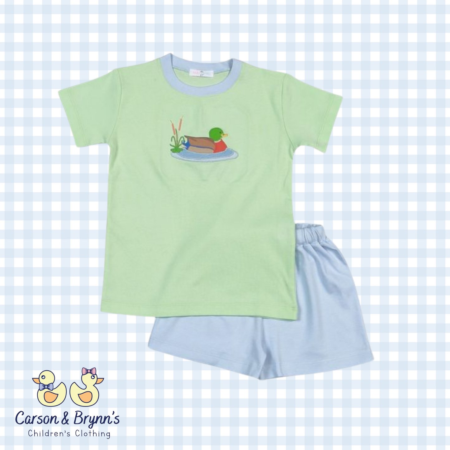 Baby Loren Mallard Duck Short Set