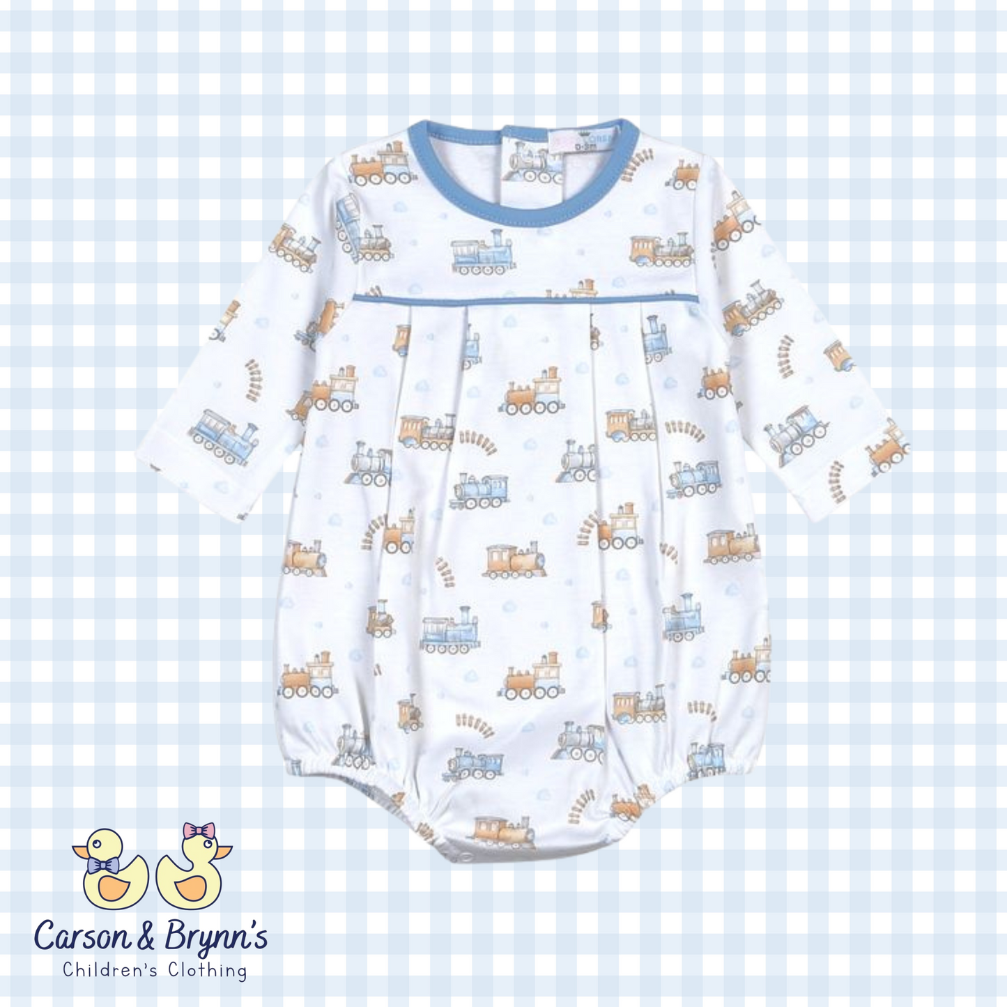 Baby Loren Choo Choo Pima Bubble