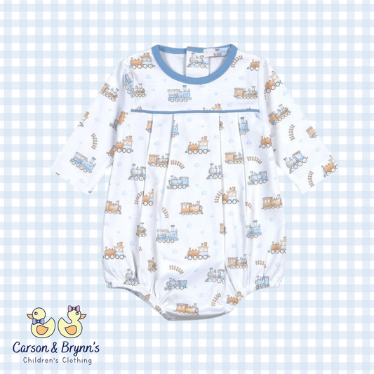 Baby Loren Choo Choo Pima Bubble