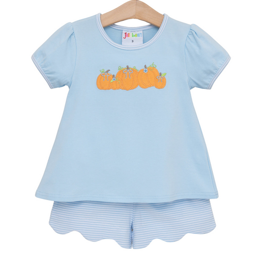 Jellybean By Smock Candy Pick of the Patch Scallop Short Set