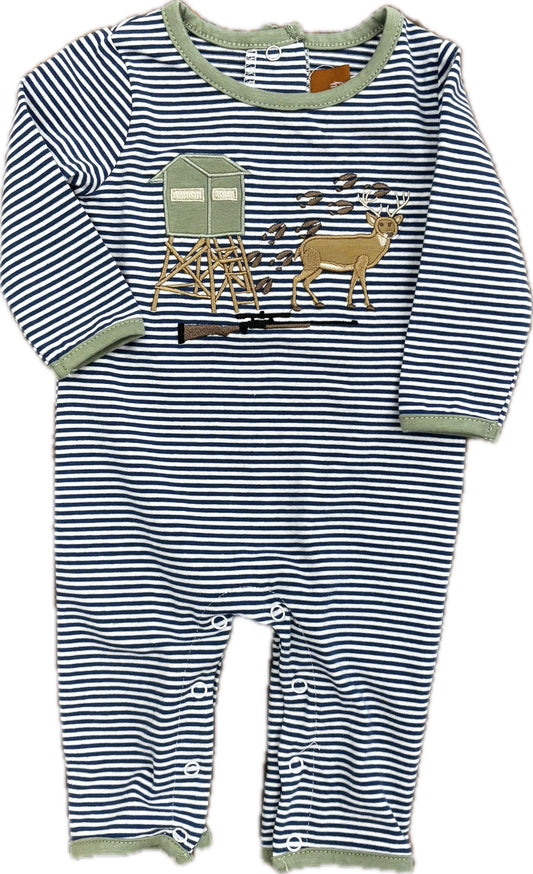 Millie Jay Evening Hunt Appliqué Romper