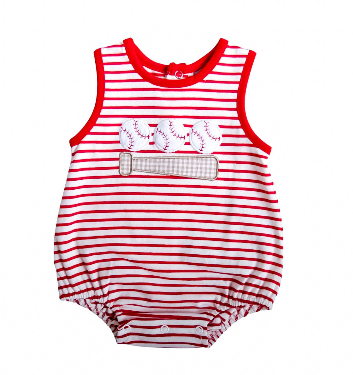 Play Ball Appliqué Boys Bubble