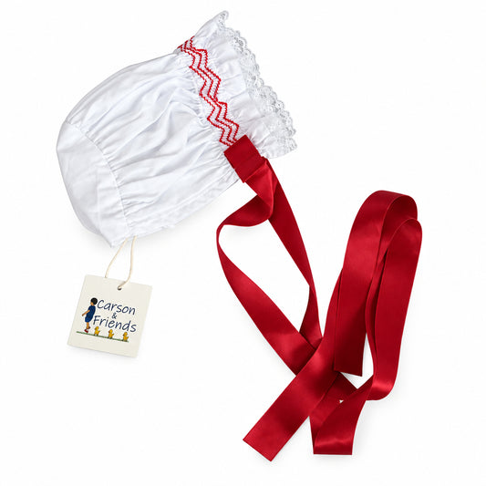 Carson and Friends Red Heirloom Bonnet
