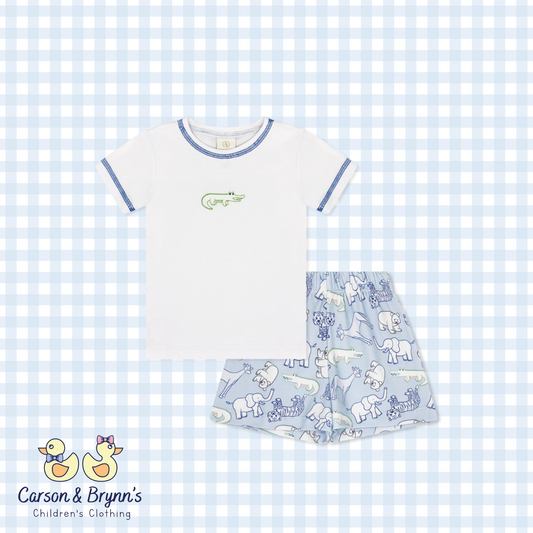 Lullaby Set Preston Short Set - Legacy White, They All Asked For You