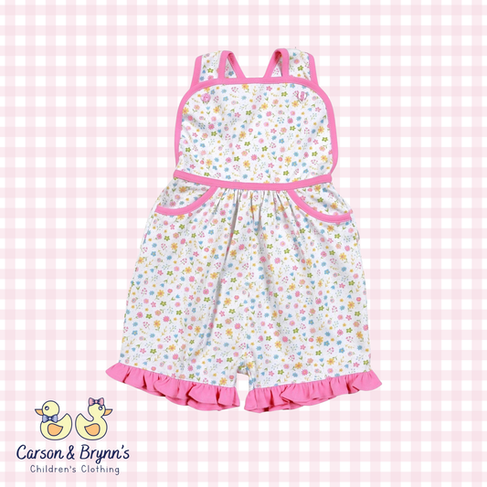 Baby Loren Ella Pink Floral Romper