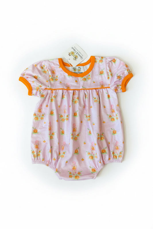 Carson and Friends Pumpkin Patch Knit Bubble- Pink
