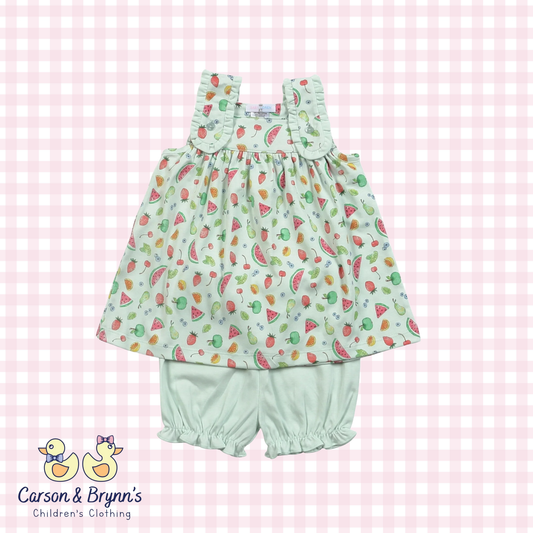 Baby Loren Berries and Cherries Diaper Set