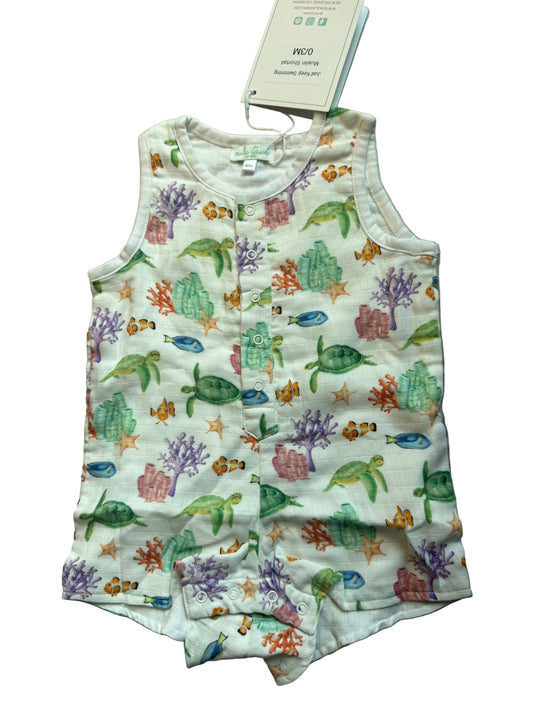 Nola Tawk Muslin Shortall- Fish