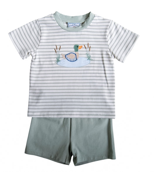 Duck Appliqué Short Set