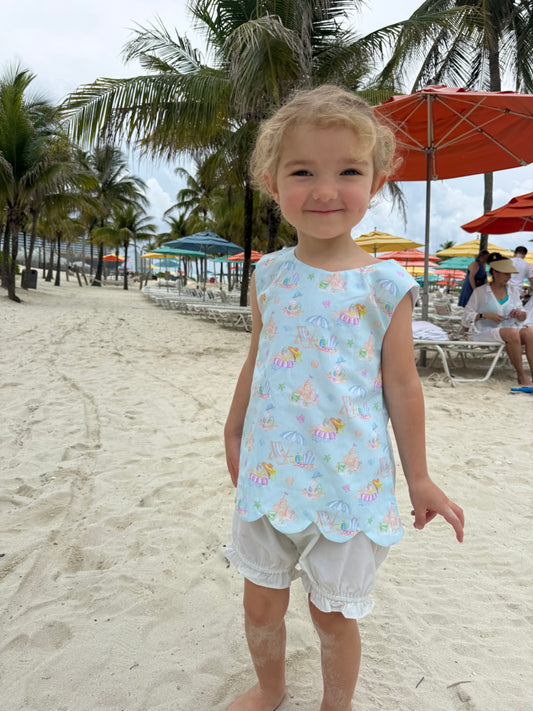 Carson and Friends Girls Beach Days Bloomer Short Set
