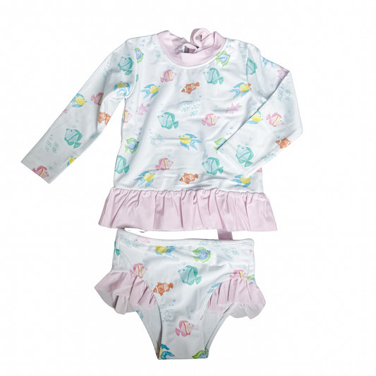 Carson and Friends Girls Fishy Two Piece Swim
