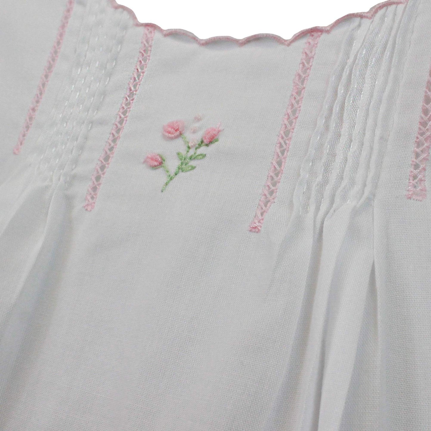 Petit Ami & Zubels - Flower Embroidered Heirloom Diaper Set