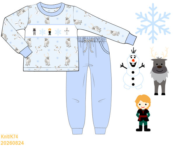 PRESALE ETA JANUARY- Ice Friends Smocked Jogger Set
