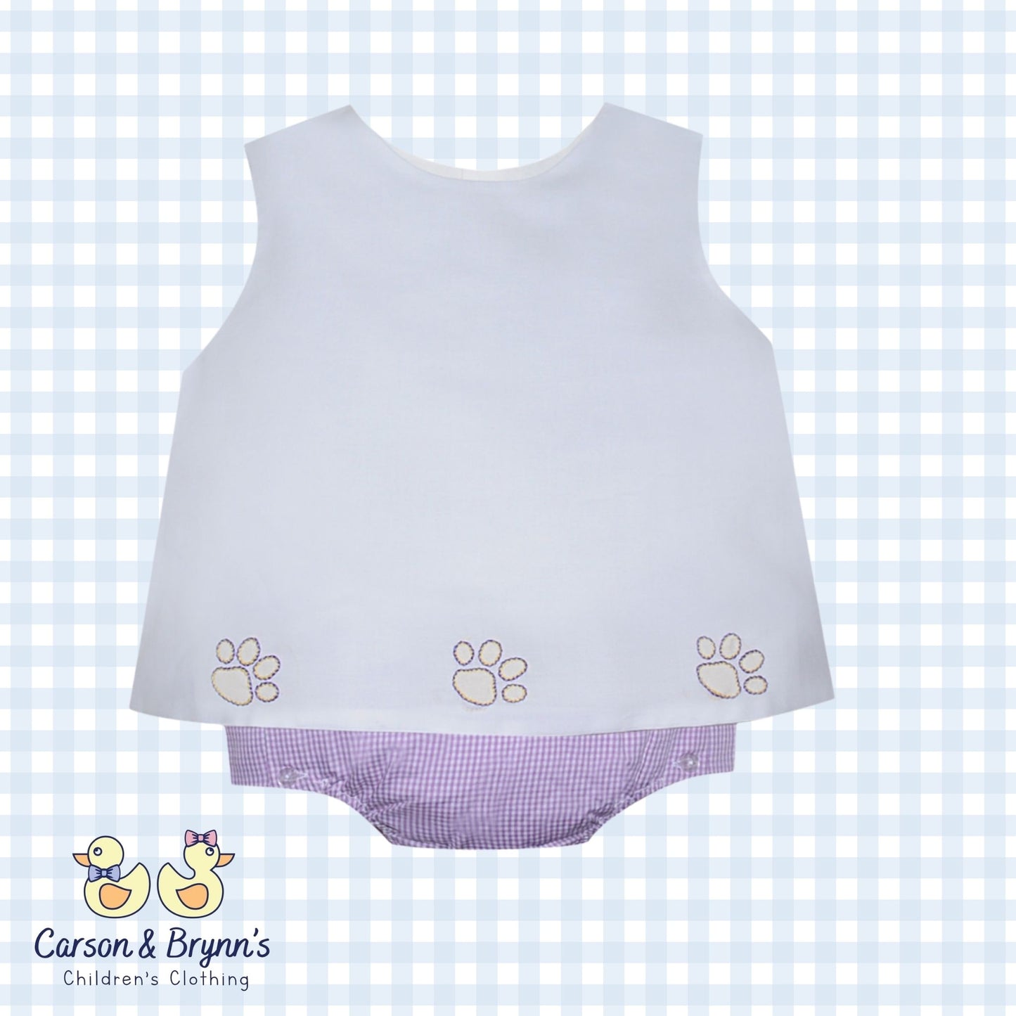 Southern Saturday Purple and Gold Diaper Set