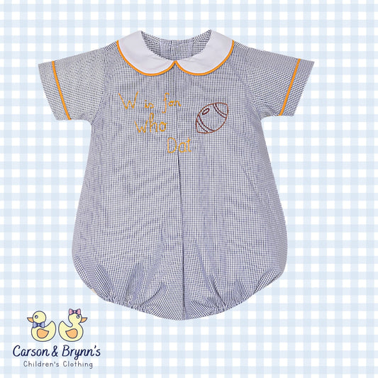 Southern Saturday "W is for Who Dat" Bubble