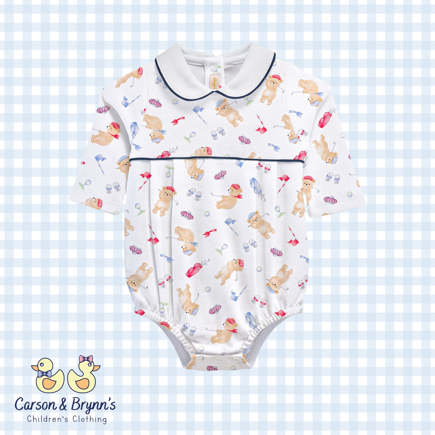 Baby Club Chic Little Golfer Pima Bubble