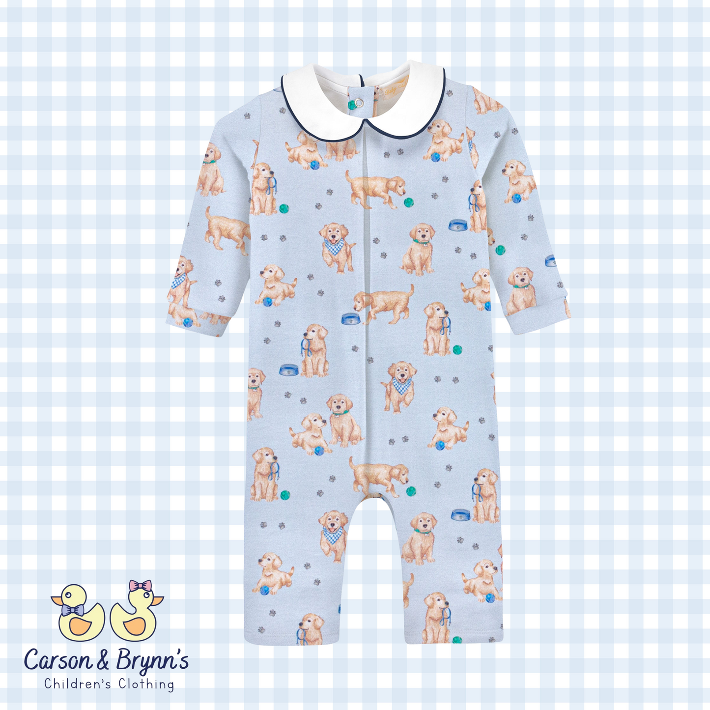 Baby Club Chic Doggie Playsuit