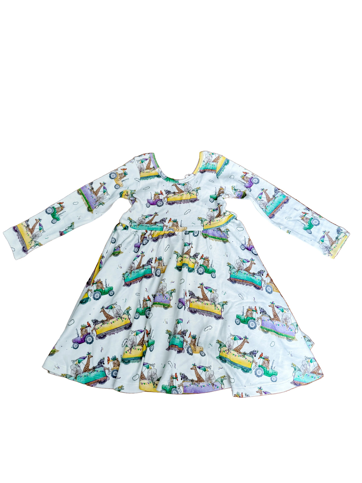 Nola Tawk Krewe Zoo-d It! Organic Cotton Dress