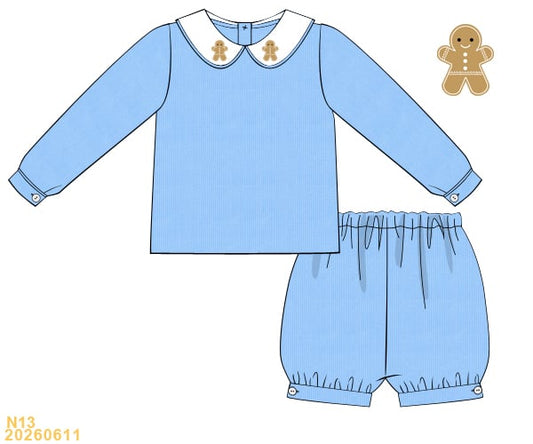 PRESALE ETA OCTOBER- Carson and Friends Gingerbread Short Set
