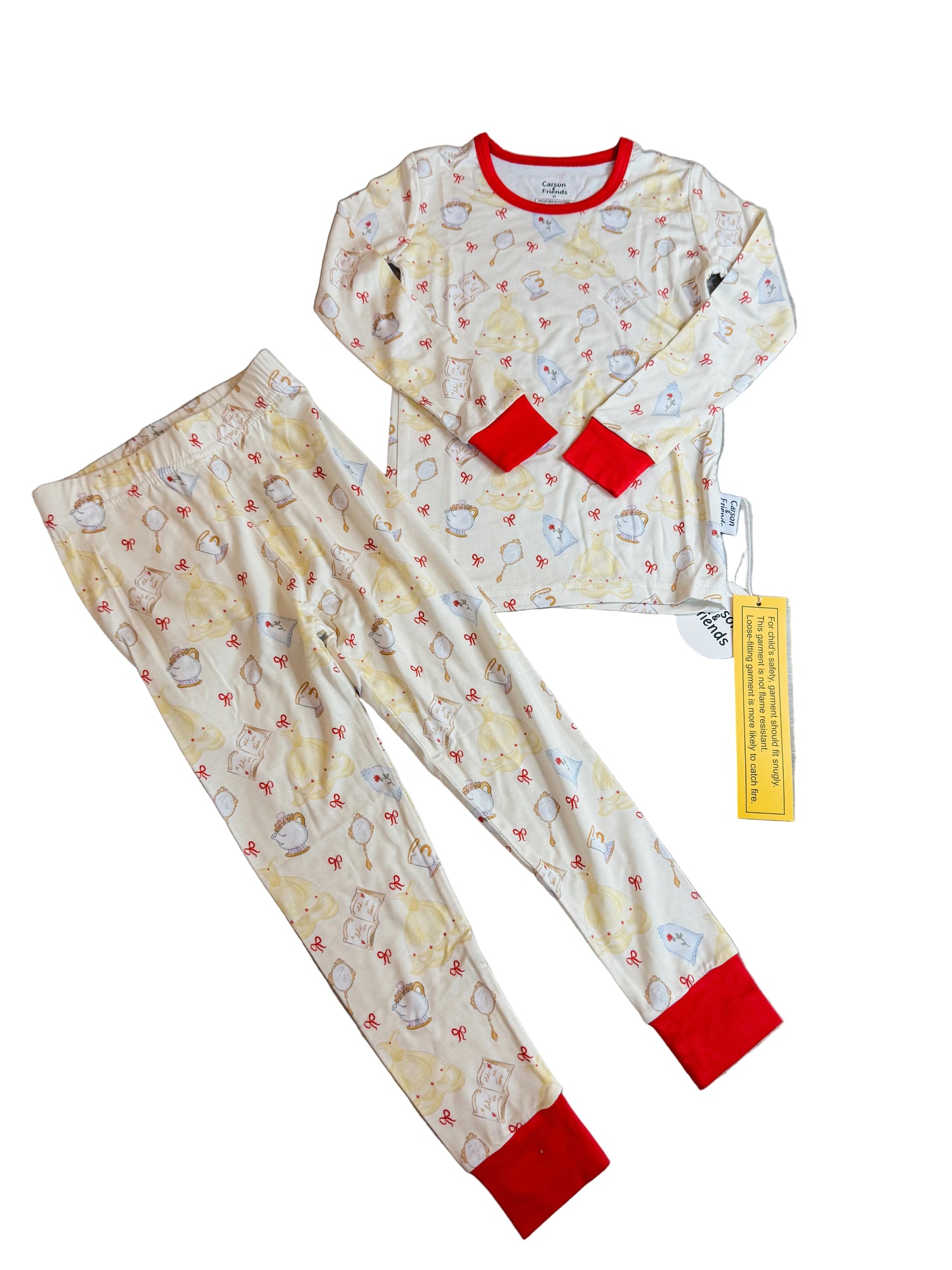 Carson and Friends Bamboo Viscose Pajama Set- Tale as Old as Time
