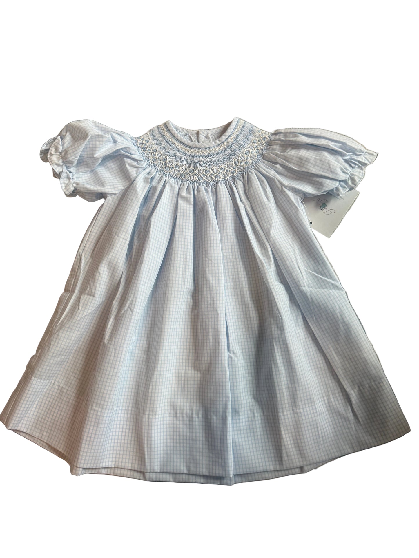 Remember Nguyen Savannah Bishop Dress- Blue