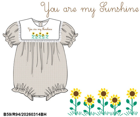 PREORDER ETA LATE AUGUST- Carson and Friends Sunflower Sunshine Bubble